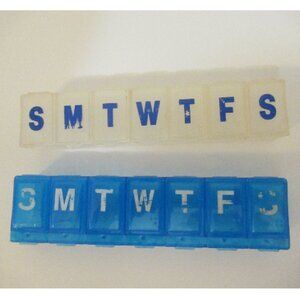 large am + pm 7-day pill cases